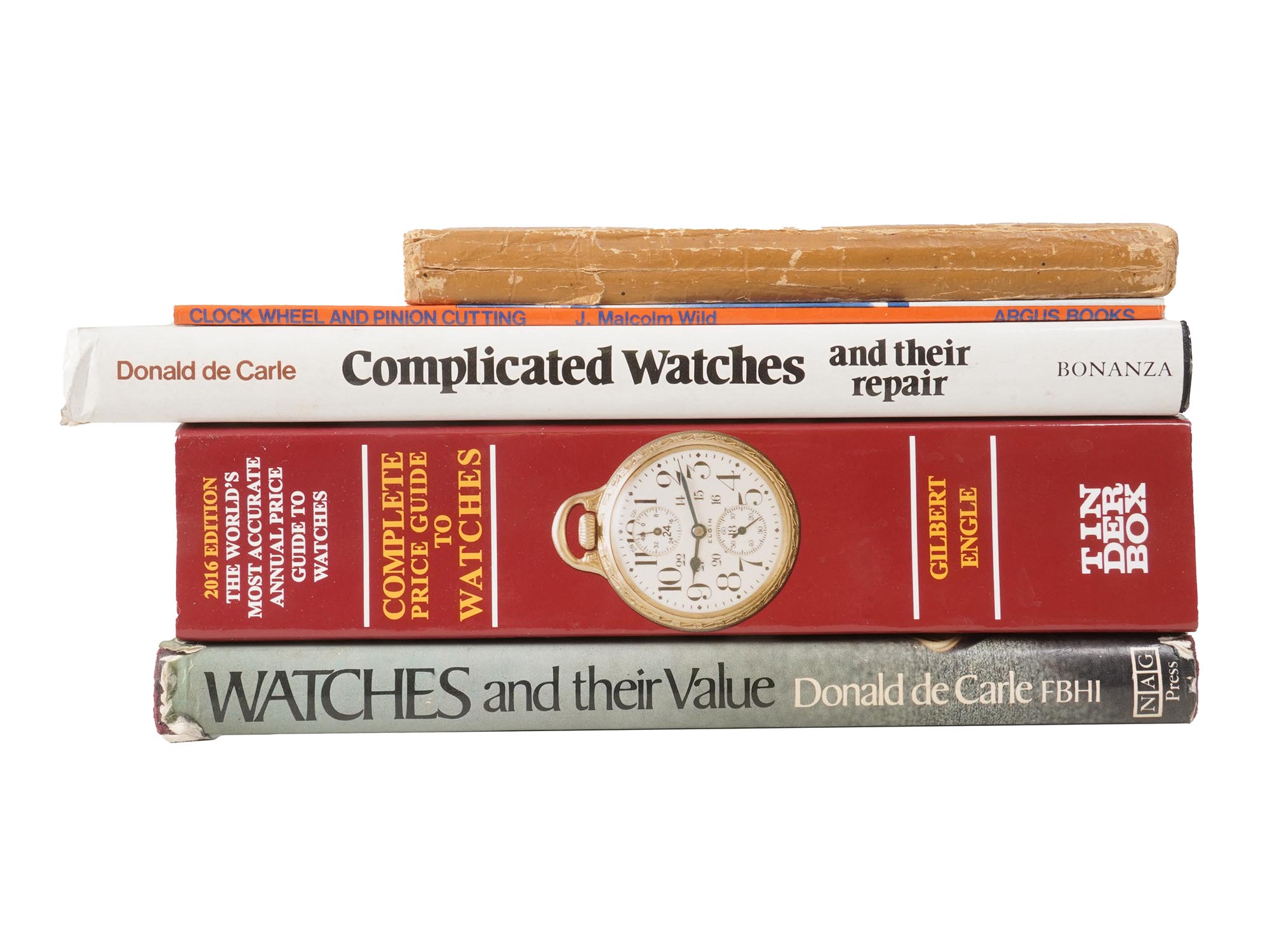 SET OF CLOCK PRICE GUIDES AND WATCH REPAIR BOOKS PIC-2